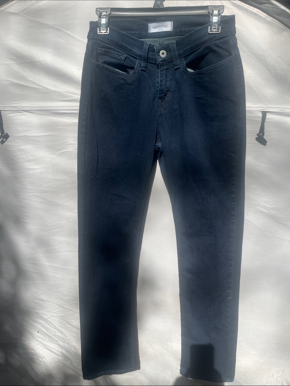 Yummie by Heather Thomson Black Straight-Leg Women's Jeans